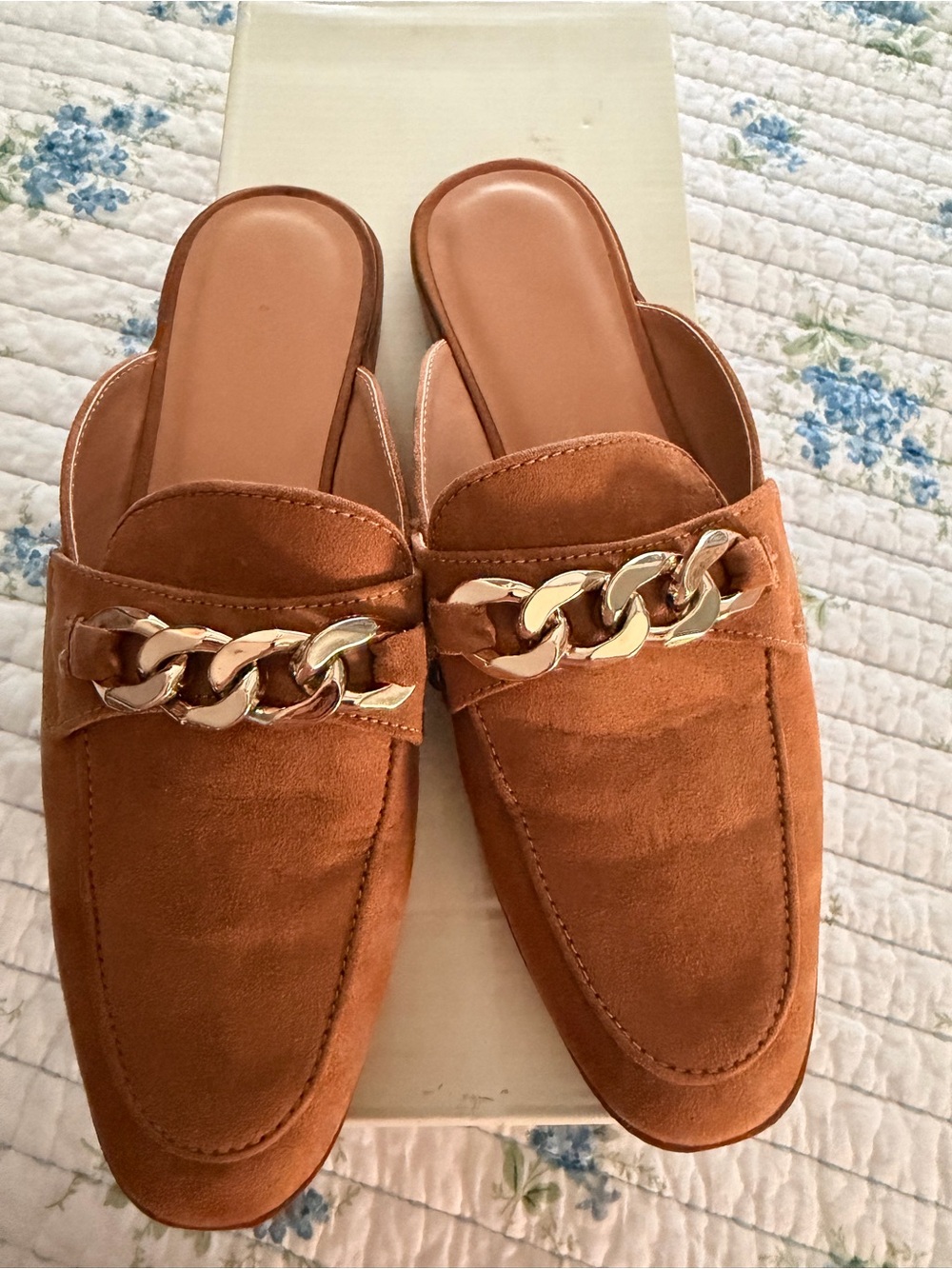 Augusta suede mules